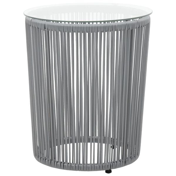 vidaXL Комплект Меблів для Бістро 3 Од. з Подушками Антрацит ПВХ Ротанг