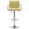 vidaXL Барний стілець Зелений Тканина