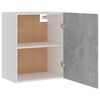801264 vidaXL Hanging Cabinet Concrete Grey 50x31x60 cm Chipboard