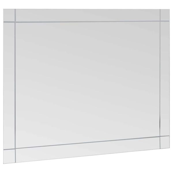 vidaXL Настінне Дзеркало 80x60 см Скло