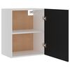 801261 vidaXL Hanging Cabinet Black 50x31x60 cm Chipboard