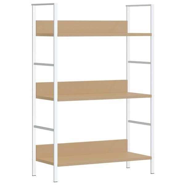 288221 vidaXL 3-Layer Book Shelf Oak 60x27,6x90,5 cm Chipboard