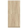 800633 vidaXL Wardrobe Sonoma Oak 90x52x200 cm Chipboard