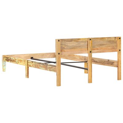 vidaXL Каркас ліжка 120x200 см Масив відновленої деревини
