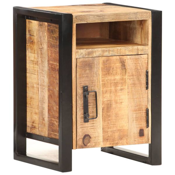 321567 vidaXL Bedside Cabinet 40x35x55 cm Solid Mango Wood