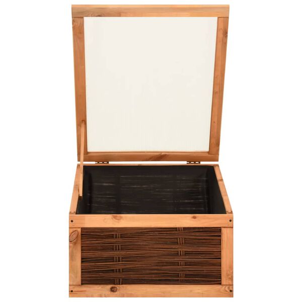 vidaXL Теплиця 60x80x45 см Масив Сосни і Верба