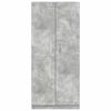 800634 vidaXL Wardrobe Concrete Grey 90x52x200 cm Chipboard