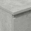 vidaXL Сервант Сірий бетон 60x35x98,5 см Деревні пластики