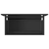 vidaXL Комплект Меблів для Ванної Кімнати 2 Од. Чорний ДСП
