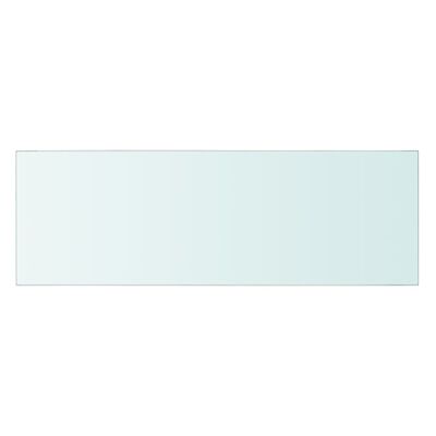 vidaXL Скляна панель для полиці Прозорий 60х20 см