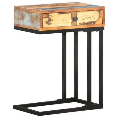 vidaXL Приставний столик П-подібний 45x30x61 см Відновлена деревина