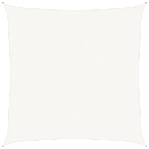 vidaXL Сонцезахисний Навіс Білий 5x5 м ПВЩ 160 г/м&sup2;