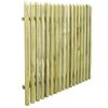 45140 vidaXL Picket Garden Gate Impregnated Pinewood 100x100 cm