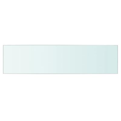vidaXL Скляна панель для полиці Прозорий 60x15 см