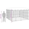 vidaXL Вуличний Вольєр для Собак з Дахом 300x300x210 см