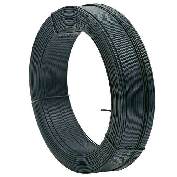 vidaXL В'язальний дріт для огорожі Чорно-зелений 250м 0,9/1,4мм Сталь