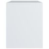 800009 vidaXL Bedside Cabinet White 40x30x40 cm Chipboard