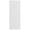 vidaXL Шафа для ванної кімнати Глянцевий білий 30x30x80 см ДСП