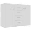800684 vidaXL Sideboard White 88x30x65 cm Chipboard