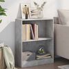 vidaXL Книжкова полиця Сірий 60x24x74,5 Деревні пластики