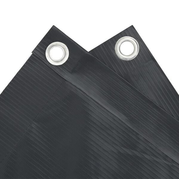 vidaXL Балконна Ширма Антрацит 90x500 см Тканина Оксфорд