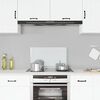 vidaXL Кухонний Фартух Прозорий 70x40 см Загартоване Скло