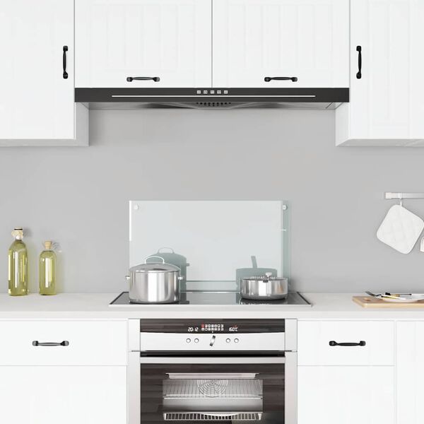 vidaXL Кухонний Фартух Прозорий 70x40 см Загартоване Скло