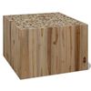 vidaXL Журнальний Столик 50x50x35 см Натуральне Тикове Дерево