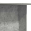 800247 vidaXL Dining Table Concrete Grey 110x60x75 cm Chipboard