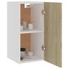 801247 vidaXL Hanging Cabinet Sonoma Oak 29,5x31x60 cm Chipboard