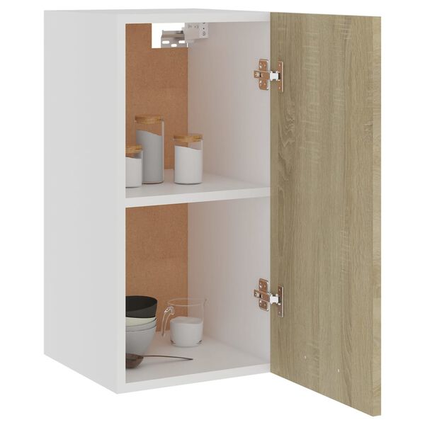 801247 vidaXL Hanging Cabinet Sonoma Oak 29,5x31x60 cm Chipboard