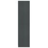 800227 vidaXL Wardrobe Grey 100x50x200 cm Chipboard