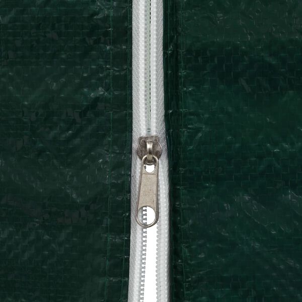 vidaXL Двері для Святкового Намету 2 шт з Блискавкою Зелений