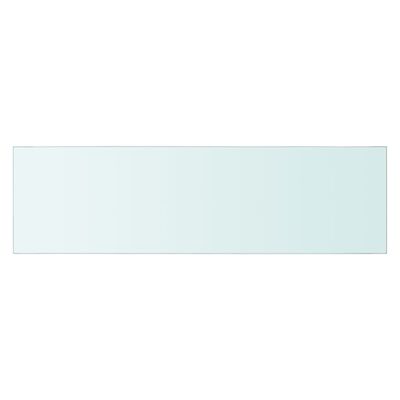 vidaXL Скляна панель для полиці Прозорий 70х20 см