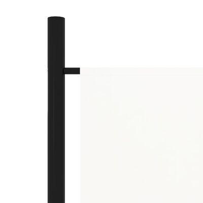 vidaXL 4-Панельна Кімнатна Перегородка Кремово-Білий 200x180 см