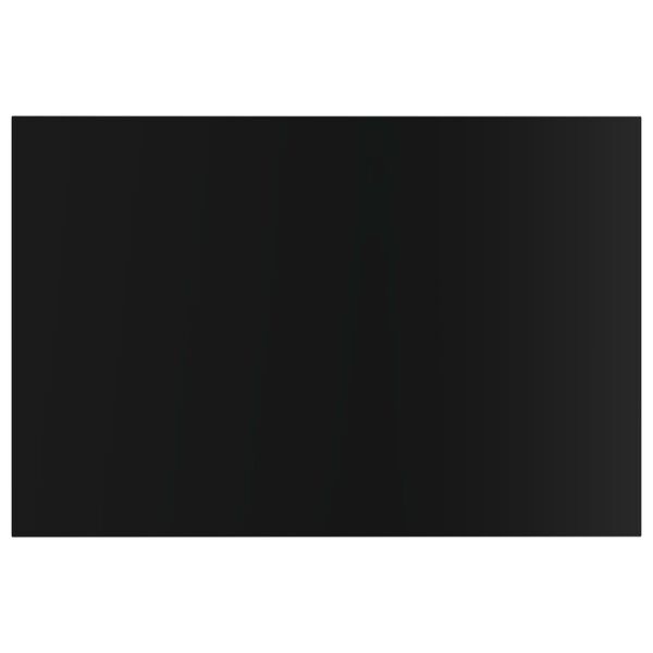 vidaXL Книжкові Полиці 8 шт Глянцевий Чорний 60х40х1,5 см ДСП