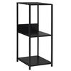 vidaXL Маленький книжковий стелаж Чорний 33,5x39,6x79,7 см ДСП