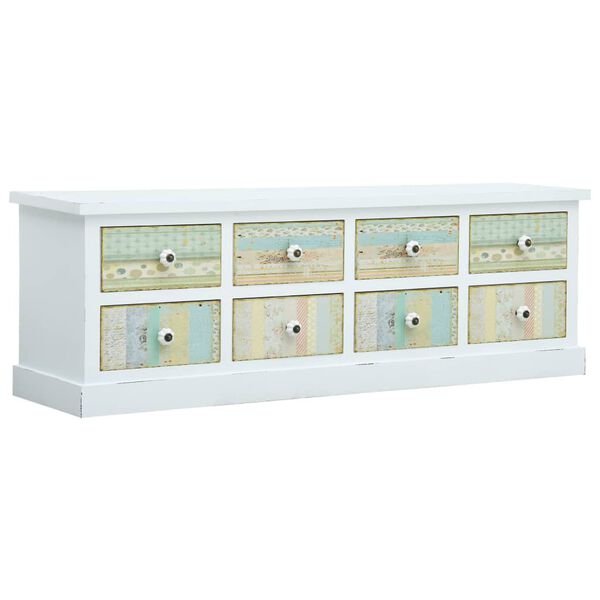 vidaXL Тумба під Телевізор з Шухлядами Білий 120x30x40 см МДФ