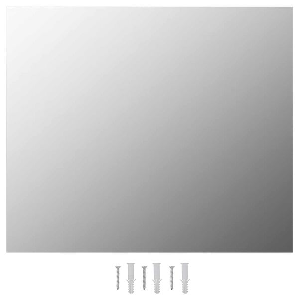 vidaXL Безрамкове Дзеркало 80x60 см Скло