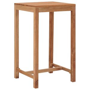 vidaXL Садовий барний столик 60x60x105 см Масив тикового дерева