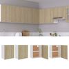 805081 vidaXL Hanging Cabinets 2 pcs Sonoma Oak 50x31x60 cm Chipboard