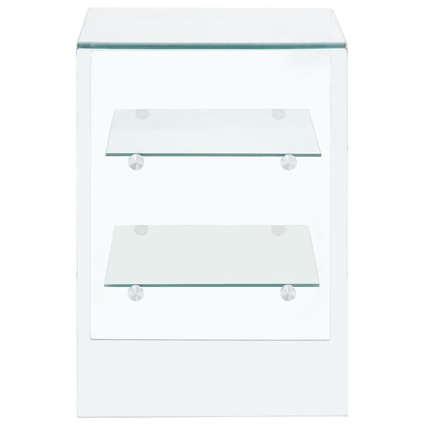 vidaXL Журнальний Столик 50x40x56 см Загартоване Скло