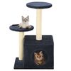 170521 vidaXL Cat Tree with Sisal Scratching Posts 60 cm Dark Blue