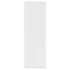 800162 vidaXL Book Cabinet/Sideboard White 50x25x80 cm Chipboard