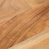 vidaXL Приставний Столик Світле Дерево 45x35x48 см Масив Акації і Чавун