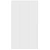 vidaXL Книжкова шафа/Сервант Білий 66x30x97,8 см ДСП