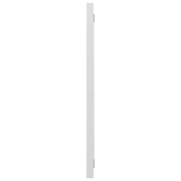 804627 vidaXL Bathroom Mirror High Gloss White 90x1,5x37 cm Chipboard