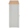 vidaXL Сервант Сірий 112x35x81 см