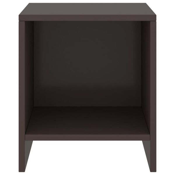 vidaXL Приліжкові Тумбочки 2 шт Темно-Коричневий 35x30x40 см Сосна