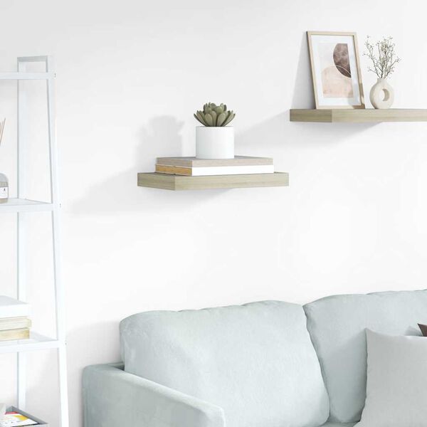 vidaXL Настінна полиця з прихованим кріпленням 40x23x3,8 см МДФ